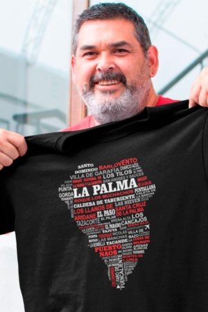 Camiseta diseño original La Palma