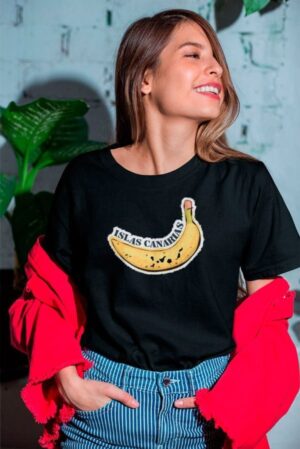 Camiseta mujer original diseño plátano Canarias
