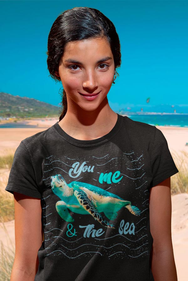 Camiseta mujer you me & the sea