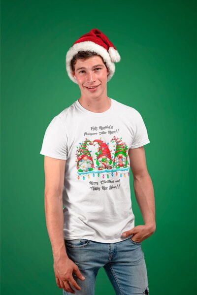 Camiseta personalizada Navidad chico