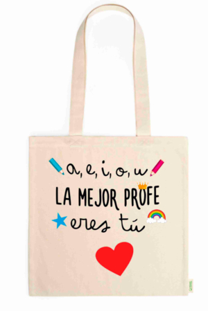 tote bag la mejor profe eres tu
